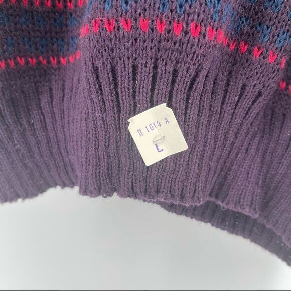 VINTAGE Centennial Knits USA Unisex Knit Acrylic Crewneck Pullover Sweater Large - Picture 3 of 12